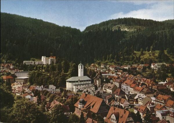Triberg Schwarzwald Fliegeraufnahme