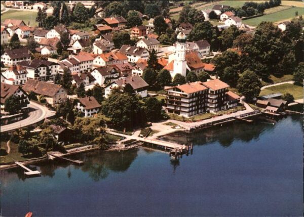 Seeshaupt Fliegeraufnahme Panorama Starnberger Se