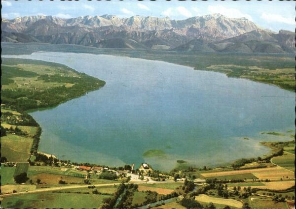 Ammersee Fliegeraufnahme Panorama See Karwendel