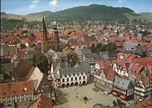 Goslar Fliegeraufnahme Stadt