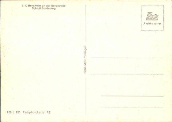 Bensheim Bergstrasse Schloss Schönberg – Bild 2
