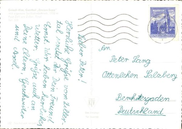 Zell Ziller Tirol Grindelalm Gasthaus Enzian Sepp – Bild 2