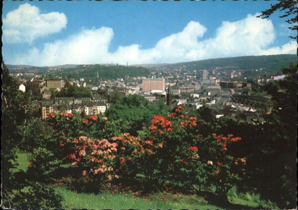 Wuppertal Blick auf Elberfeld