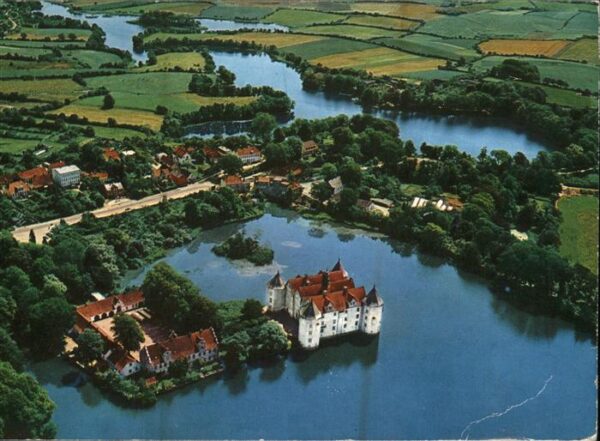Gluecksburg Ostseebad Fliegeraufnahme Schloss Flensburger För