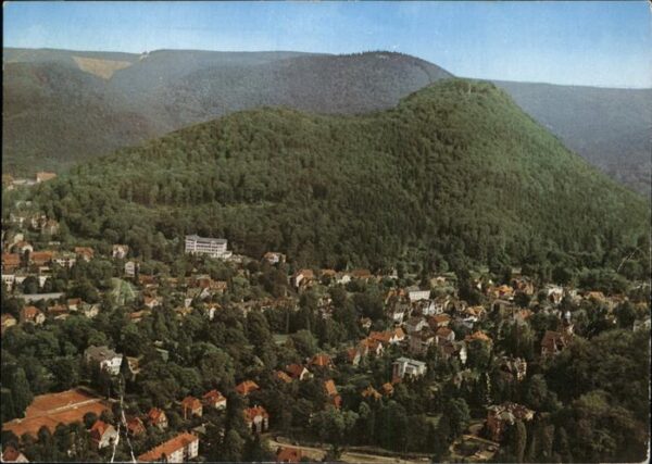 Bad Harzburg Fliegeraufnahme Stadtpanorama mit Sanat