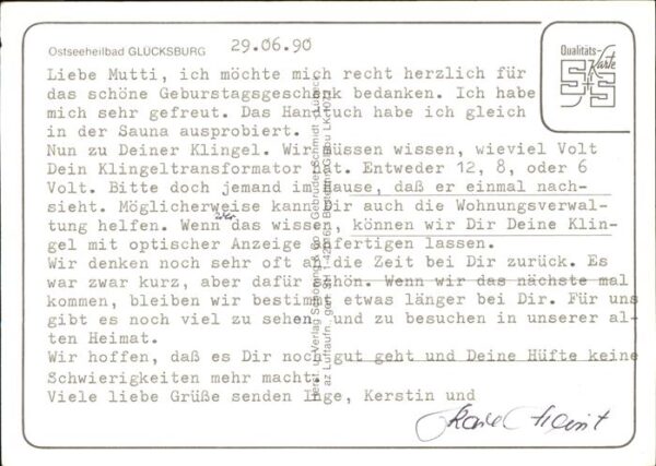 Gluecksburg Ostseebad Fliegeraufnahme Schloss – Bild 2