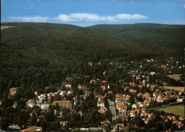 Bad Harzburg Fliegeraufnahme Panorama