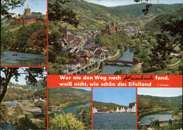 Heimbach Eifel Panorama Naturpark Eifelland