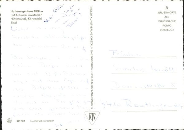 Hinterau Hallerangerhaus Kleiner Lavatshcer Hint – Bild 2