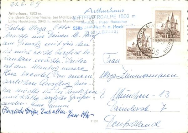 Muehlbach Hochkoenig Arturhaus Hochkönig Manndlwand – Bild 2