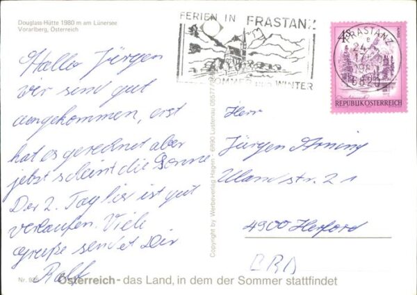 Luenersee Vorarlberg Douglass_Hütte am See Terrasse – Bild 2