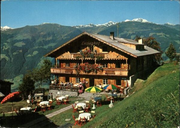 Zell Ziller Tirol Alpengasthof Enzianhof