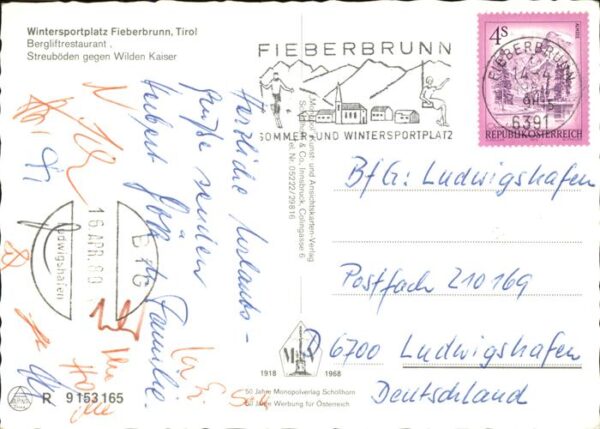 Fieberbrunn Tirol Bergliftrestaurant Skifahren Wilder Kai – Bild 2