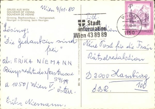 Wien Grinzing Beethovenhaus Heiligenstadt – Bild 2