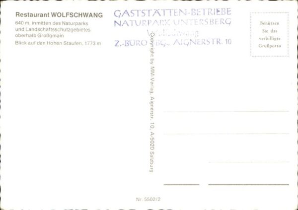 Grossgmain Restaurant Wolfschwang Terrasse – Bild 2