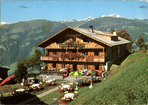 Zell Ziller Tirol Alpengasthof Enzianhof