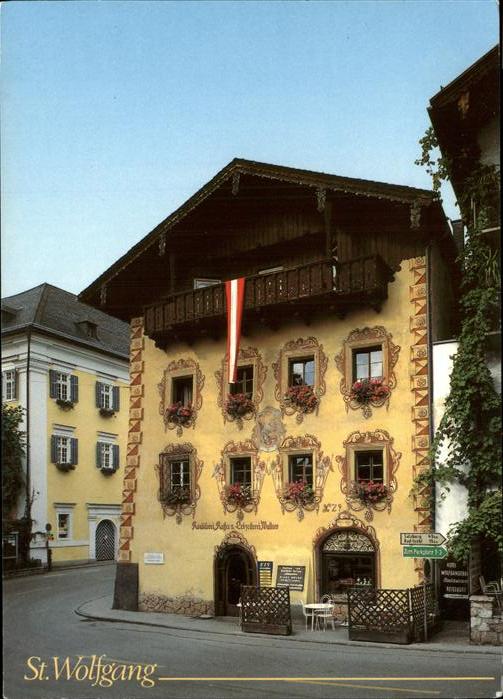 St Wolfgang Wolfgangsee Lebzelterhaus Kaffee Konditorei Wallner