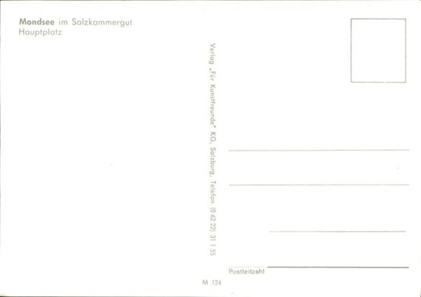 Mondsee Salzkammergut Hauptplatz – Bild 2