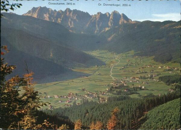 Gosau Oberoesterreich Gosautal See Hohen Dachstein