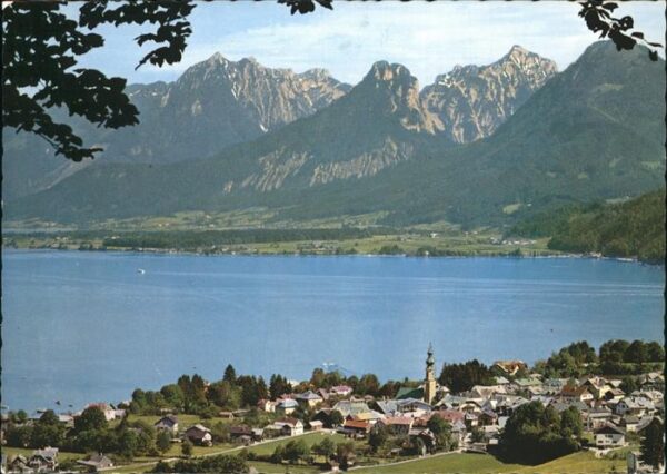 St Gilgen Salzkammergut Panorama mit Wolfgangsee