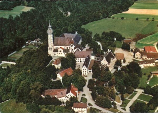 Kloster Andechs Fliegeraufnahme
