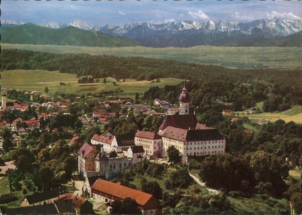 Kloster Andechs Fliegeraufnahme