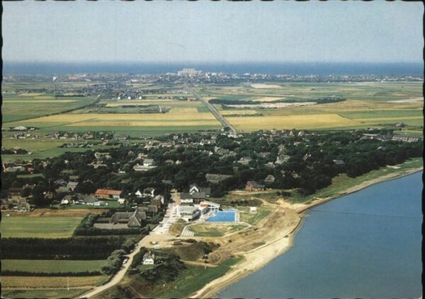 Keitum Sylt Fliegeraufnahme Strand Insel Meer