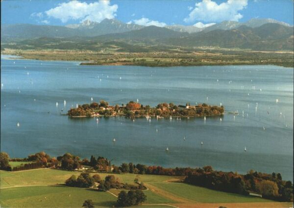 Fraueninsel Chiemsee Fliegeraufnahme