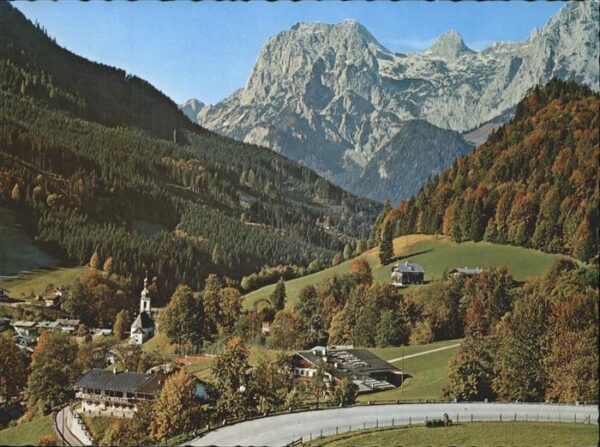 Ramsau Berchtesgaden Panorama mit Reiteralpe