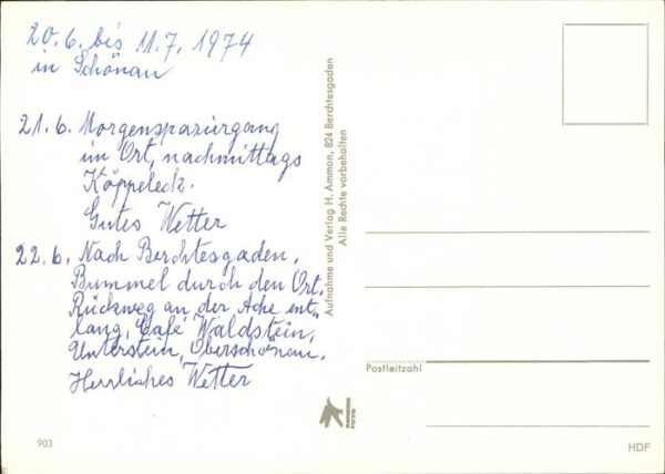 Berchtesgaden Landkarte Hohe Tauern Königsee – Bild 2