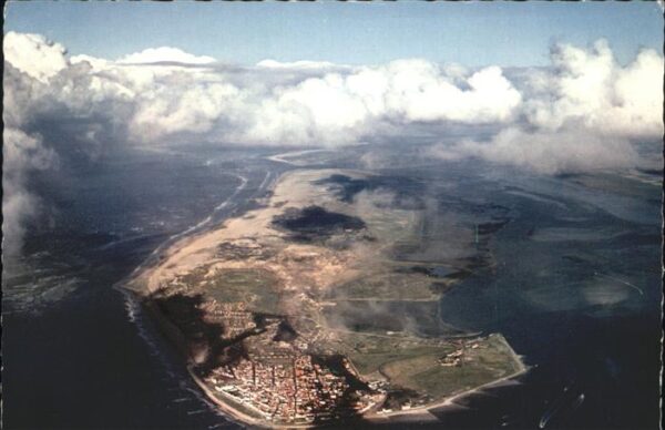 Norderney Nordseebad Fliegeraufnahme ganze Insel