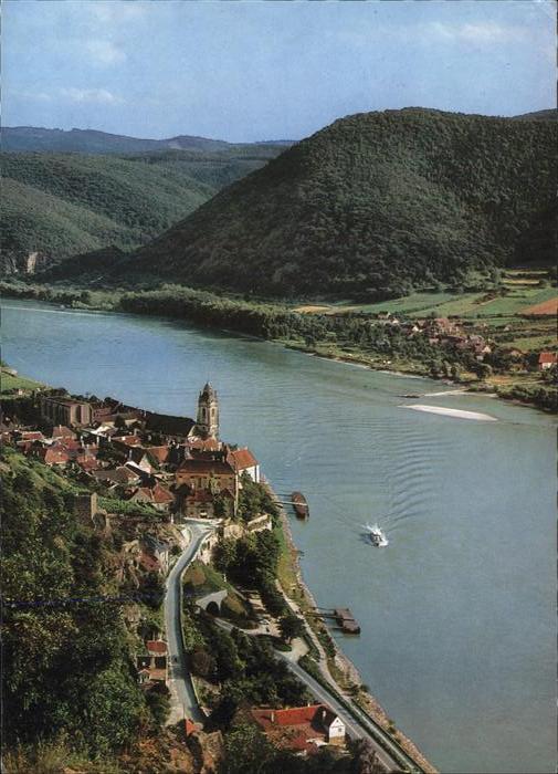 Duernstein Wachau Fliegeraufnahme Wachau