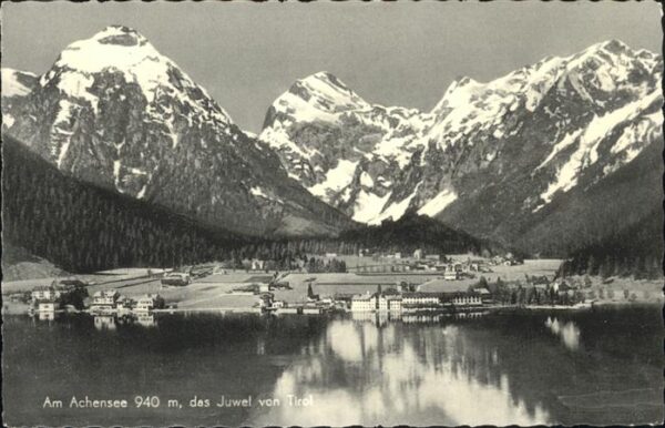 Achensee Panorama am See Berge