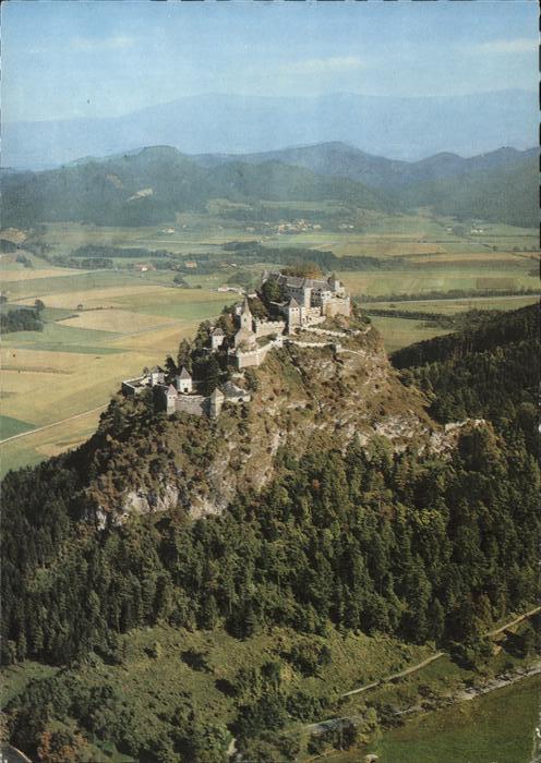 Burg Hochosterwitz Burg Fliegeraufnahme