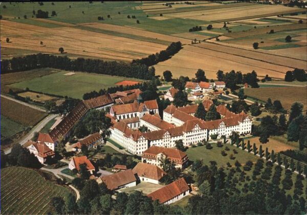Salem Baden Fliegeraufnahme Schloss und Schloss-Sch
