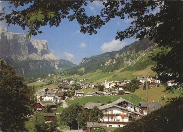 Colfosco Panorama Dolomiten