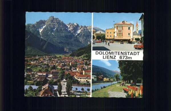 Lienz Tirol Panorama Johannesplatz Iselpromenade