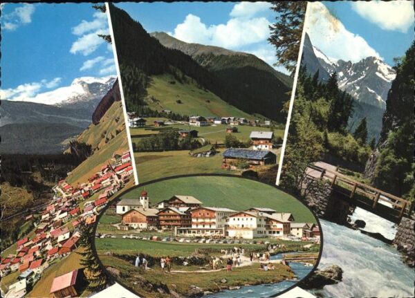 Lanersbach Panorama Hintertux Bach