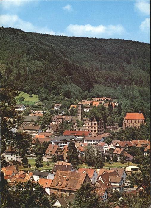 Hirsau Panorama Kloster Aureliuskirche