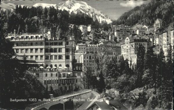 Bad Gastein Blick vom Hotel Hirschen