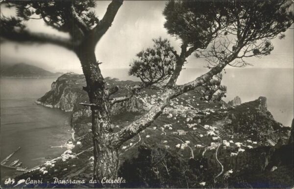 Capri Panorama da Cetrella Golfo di Napoli