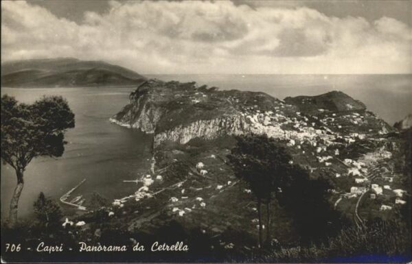 Capri Panorama da Cetrella Golfo di Napoli
