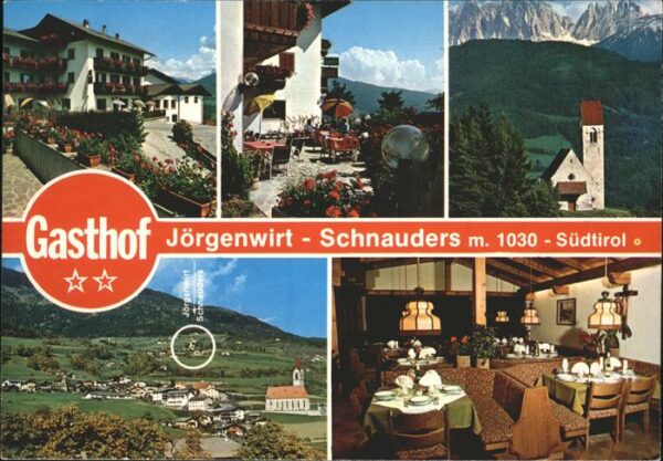 Schnauders Feldthurns Gasthof Jörgenwirt Kirche