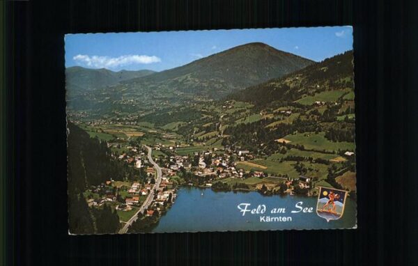 Feld See Sommerfrische Alpenseebad Fliegeraufnah