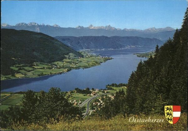 Steindorf Ossiacher See Panorama mit Karawanken und Julischen A