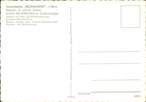 Neukirchen Grossvenediger Jausenstation Neuhaushof Winterimpressi – Bild 2