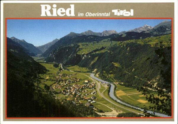 Ried Oberinntal Panorama mit Alpenblick