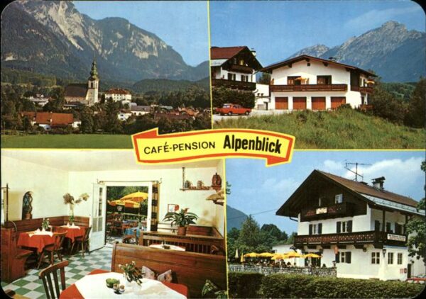 Grossgmain Cafe Pension Alpenblick Kirche