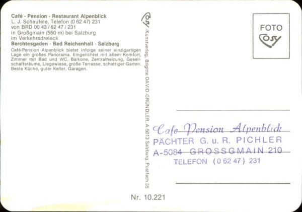 Grossgmain Cafe Pension Alpenblick Kirche – Bild 2
