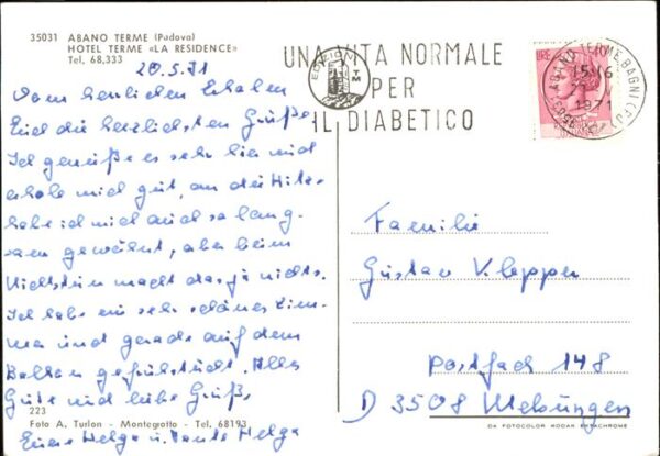 Abano Terme Hotel Terme La Residence Swimming Pool – Bild 2